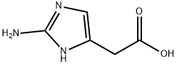 2-氨基-1H-咪唑-4-乙酸 结构式