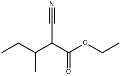 ETHYL 2-CYANO-3-METHYLPENTANOATE 结构式