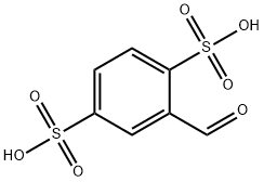 2-甲酰基-1,4-苯二磺酸 结构式