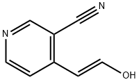 3-Pyridinecarbonitrile,4-(2-hydroxyethenyl)-,(E)-(9CI) 结构式