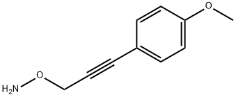 Hydroxylamine, O-[3-(4-methoxyphenyl)-2-propynyl]- (9CI) 结构式