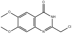 2-CHLOROMETHYL-6,7-DIMETHOXY-3H-QUINAZOLIN-4-ONE 结构式