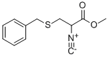 2-ISOCYANO-3-(BENZYLTHIO)PROPIONIC ACID METHYL ESTER 结构式