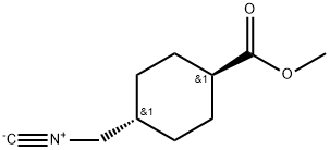 METHYL-TRANS-4-(ISOCYANOMETHYL)CYCLOHEXAN-CARBOXYLATE 结构式