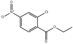 2-氯-4-硝基苯甲酸乙酯 结构式