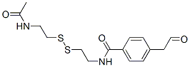 N-acetyl-N'-(4-glyoxylylbenzoyl)cystamine 结构式