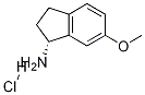 (R)-6-甲氧基-2,3-二氢-1H-茚-1-胺盐酸盐 结构式