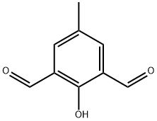2,6-二甲酰-4-甲基苯酚 结构式