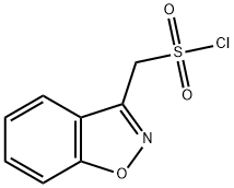 唑尼沙胺氯 结构式