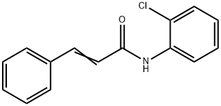 N-(2-氯苯基)肉桂酰胺 结构式