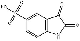 靛红-5-磺酸 结构式