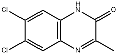 6,7-二氯-3-甲基-3,4-二氢喹喔啉-2(1H)-酮 结构式