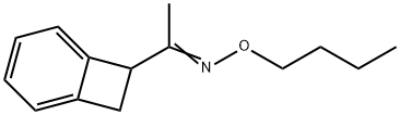 Bicyclo[4.2.0]octa-1,3,5-trien-7-yl(methyl) ketone O-butyl oxime 结构式
