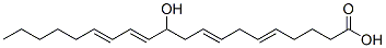 11-hydroxy-5,8,12,14-eicosatetraenoic acid 结构式