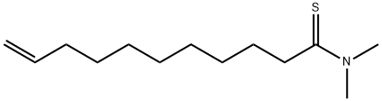 10-Undecenethioamide,  N,N-dimethyl- 结构式