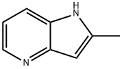 2-甲基-4-氮杂吲哚 结构式