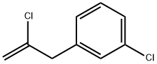 2-Chloro-3-(3-chlorophenyl)prop-1-ene 结构式