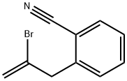 2-(2-溴烯丙基)苯甲腈 结构式