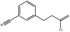 3-(3-氯丁-3-烯-1-基)苯甲腈 结构式
