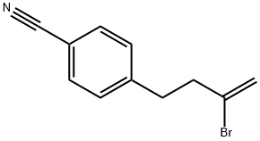 2-BROMO-4-(4-CYANOPHENYL)-1-BUTENE 结构式