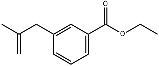 3-(2-甲基烯丙基)苯甲酸乙酯 结构式