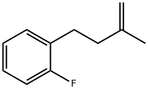 Benzene, 1-fluoro-2-(3-methyl-3-butenyl)- (9CI) 结构式