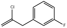 1-(2-氯代烯丙基)-3-氟苯 结构式