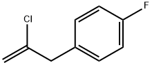 2-CHLORO-3-(4-FLUOROPHENYL)-1-PROPENE 结构式