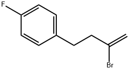 2-BROMO-4-(4-FLUOROPHENYL)-1-BUTENE 结构式