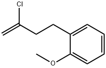 2-CHLORO-4-(2-METHOXYPHENYL)-1-BUTENE 结构式