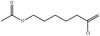 7-ACETOXY-2-CHLORO-1-HEPTENE 结构式