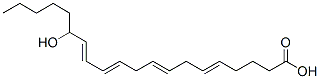 (5E,8E,11E,13E)-15-hydroxyicosa-5,8,11,13-tetraenoic acid 结构式