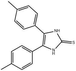 4,5-DI-P-TOLYL-1,3-DIHYDRO-IMIDAZOLE-2-THIONE 结构式