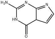 2-氨基-4A,7-二氢吡咯并[2,3-D]嘧啶-4-酮 结构式