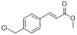 (E)-甲基3-(4-(氯甲基)苯基)丙烯酸酯 结构式