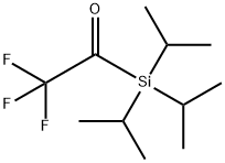 2,2,2-三氟-1-(三异丙基硅烷基)乙酮 结构式