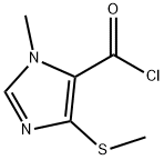 1H-Imidazole-5-carbonylchloride,1-methyl-4-(methylthio)-(9CI) 结构式