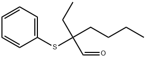 Hexanal, 2-ethyl-2-(phenylthio)- 结构式