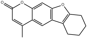 4-methyltetrahydrobenzopsoralen 结构式