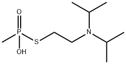 diisopropylaminoethyl methyl thiolophosphonate 结构式
