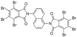 1,5-Bis(tetrabromophthalimide)naphthalene 结构式