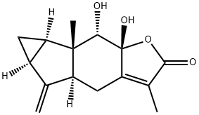 金粟兰内酯E 结构式