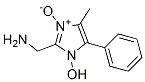 1H-Imidazole-2-methanamine, 1-hydroxy-4-methyl-5-phenyl-, 3-oxide (9CI) 结构式