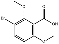 3-溴-2,6-二甲氧基苯甲酸 结构式