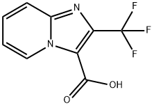 2-(三氟甲基)咪唑并[1,2-A]吡啶-3-羧酸 结构式