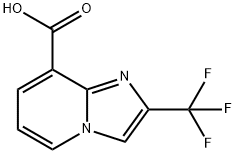 2-(三氟甲基)咪唑并[1,2-A]吡啶-8-羧酸 结构式