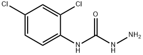 N-(2,4-二氯苯基)氨基脲 结构式