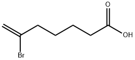 6-BROMO-6-HEPTENOIC ACID 结构式