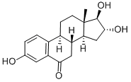 3,16Α,17Β-三羟基-1,3,5(10)-雌甾三烯-6-酮 结构式