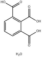 1,2,3-苯三甲酸 水合物 结构式